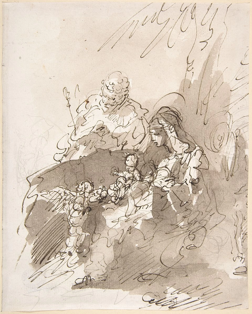 Il Riposo della Fuga in Egitto - Metropolitan Museum of Art, New York